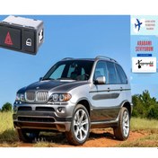 Resim BMW E53 X5 FLAŞÖR DÖRTLÜ VE KAPI KİLİTLEME DÜĞMESİ (OEM ÜRÜN) 