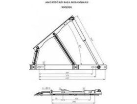 Resim Htm Yapı 1000 N Baza Amortisörü Baza Pistonu 2 Adet 