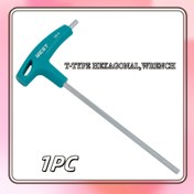 Resim 1 adet Ergonomik T-Handle Hex Anahtar, Yüksek Kaliteli Metal Allen Anahtarı, Değiştirilebilir, Hassas Bisiklet Bakımı, Onarımı ve Montajı için Mekanik İşlem - Günlük Kullanım için Temel Araç 