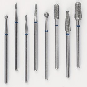 Resim Diamond Bit, Electric Nail Drill File Cuticle Cleaner Tool For Rotary Nail Drill Machine Manicure Pedicure Polishing Device 