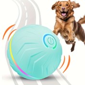Resim Büyük Boy Pet Akıllı Zıplayan Top, Akıllı Zıplama ve Yuvarlanma, Etkileşimli Köpek Oyuncak Topu, Dayanıklı Spor Aktive Otomatik Yuvarlanan Top Oyuncak Köpekler için Uygun, Küçük/Orta/Büyük Köpekler için Uygun, USB Şarj Edilebilir 