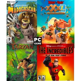 Resim Vol3 Pc Game Windows Uyumlu 4 Lü Çocuk Oyunları Seti Bilgisayar Oyunu DVD 