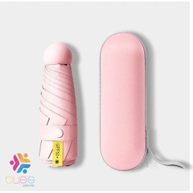 Resim Bliss Umbrella 8 Telli Kapsül Şemsiye Pembe 