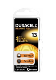 Resim Duracell 13 Kulaklık Pili 6 Lı Kart 