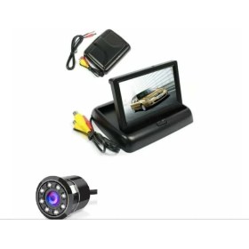 Resim Formax geri Görüş Monitörü 4.3" Katlanabilir Ekran + Kamera 