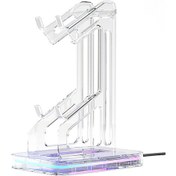 Resim Cbtx Ps4 / Ps5 / Xbox Çift Katmanlar İçin Aolion Al-xb2313 2 Usb Bağlantı Noktası İle Konsol Raf Oyun Denetleyicisi Tutucu 