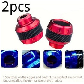 Resim Hightower Red 1 Set 2 Parça Universal Motosiklet Koruma Pedi Çarpışma Önleyici Amortisörlü Stabilite 