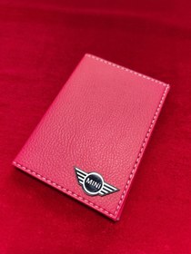 Resim ATTA PAZARLAMA Kabartmalı pleksi kırmızı deri MINI COOPER Ruhsatlık, Ruhsat Kılıfı, Ruhsat Cüzdanı, Ruhsat Kabı 