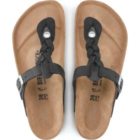 Resim Birkenstock Gizeh Leoi Braided Parmakarası Kadın Terlik 