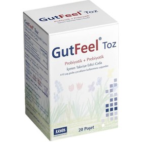 Resim GutFeel Probiotik + Prebiotik Toz 20 Poşet 