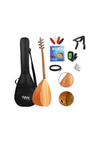 Resim Yonka B-143k Kısa Sap Dut Ağacı Gövde Kaliteli Gürgen Sap Saz Bağlama Seti 