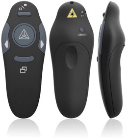 Resim aogo Sunum Kumandası Presenter Laser Pointer 2.4ghz Usb Wireless Power Point Atlatıcı Kırmızı Lazer 