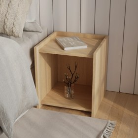 Resim Elbin Komodin | 40 cm - 2 Raflı Açık Meşe Renkli 