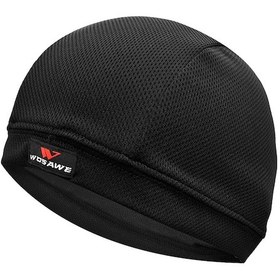 Resim Gajeena Bisiklet, Motosiklet Ve Kaykay İçin Nefes Alabilen Ter Emici İçlik Başlık Siyah 