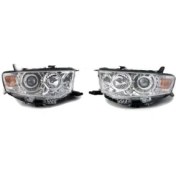 Resim MATSUBA Mitsubishi L200 Ön Far Sağ-Sol Takım (Mercekli-Motorlu) 2012-2014 