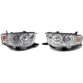 Resim MATSUBA Mitsubishi L200 Ön Far Sağ-Sol Takım (Mercekli-Motorlu) 2012-2014 