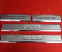 Resim Markadan Chevrolet Cruze Krom Kapı Eşiği 2009 Sonrası 4 Parça Paslanmaz Çelik 