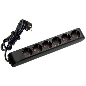 Resim Viko 6'lı Priz 3x1,5 mm Uzatma Siyah 20 MT 