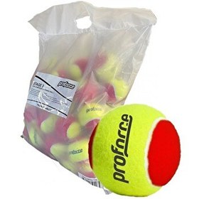 Resim Proforce TB9 5 Yaş Kırmızı Noktalı Tenis Topu - 48'li Paket 