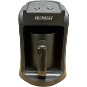 Resim Grünberg Kayfe Türk Kavesi Makinesi Közde Türk Kahvesi 450W Siyah GR-C201 