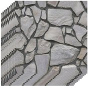 Resim Wezone Su Yapışkanlı 3d Siyah Tuğla Desenli Pvc Duvar Kağıdı - Mutfak, Banyo, Oturma Odası İçin 