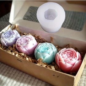 Resim 1 adet DIY El Sanatları için Silikon Gül Kalıbı, Yuvarlak Saklama Kutusu, Kozmetik Takı Kutusu, Alçı Süs Eşyaları, Dayanıklı Silikon Malzeme 