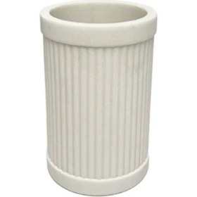 Resim Reçine Tezgah Üstü Diş Fırçalığı Beyaz 124X80X80 Mm 