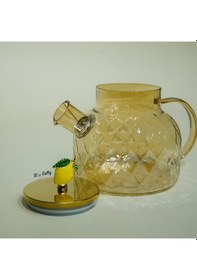 Resim Linda Kare Desen Demlik Amber 