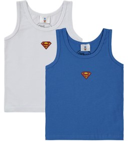 Resim Süperman 2-10 Yaş 2'li Atlet Set - Standart / 10-11 Yaş 