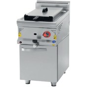 Resim Csa Karacasan 900 Seri Dolaplı 22 Litre Doğalgazlı Fritöz 