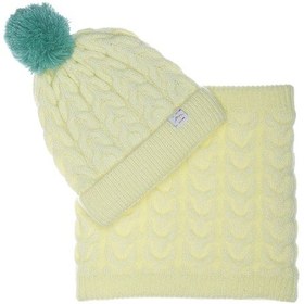 Resim Fonem Unisex Sayra 2li Çocuk Bere Set 1-3 Yaş Fo 5184 Limon 