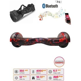 Resim Citymate Hoverboard 6.5 inch Elektrikli Kaykay Scooter Bluetooth Hoparlörlü Çanta Hediye D15 