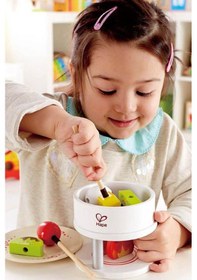 Resim Çikolata Fondü Seti Ahşap Oyuncak 