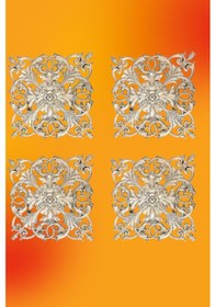 Resim Gümüş Saray Tavan Motif 40*40 cm 4 Adet 