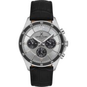 Resim Daniel Klein DK.1.13973-1 Exclusive Tüm Fonksitonları Aktif 3 Atm Suya Dayanıklı Deri Kordonlu Siyah Erkek Kol Saati 