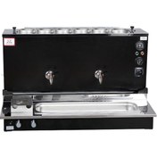 Resim Anka Pro Plus Otomatik Çay Kazanı 6 Demlikli 60 Litre Siyah Elektrik+doğalgaz 