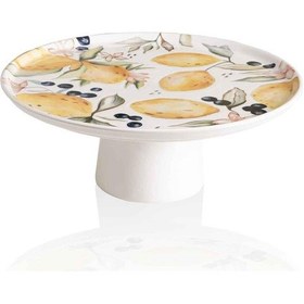 Resim The Mia Limoncello Ayaklı Servis Tabağı 26 Cm Renkli 