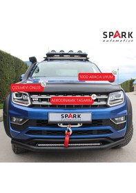 Resim Volkswagen Amarok 2010-2022 Yıl Aralığı Uyumlu Kaput Rüzgarlığı 3mm Siyah 