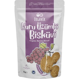 Resim OG NATURAL Organik Üzümlü Bisküvi 65g 