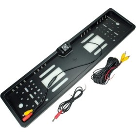 Resim EŞDEĞER Genel Markalar Plakalık Geri Görüş Kamerası Gece Görüş 4 Ledli Klavuz Çizgili 