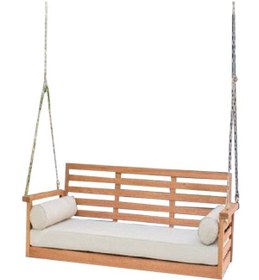 Resim Bamena Wood Saksuma Ahşap Salıncak 