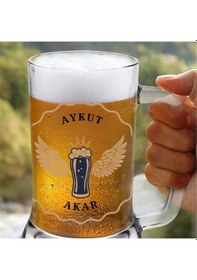 Resim Kişiye Özel Tasarımlı Bira Bardağı 