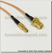 Resim Wireless Pigtail Kablo 15Cm Rp Sma Dişi - Crc9 Erkek A+ 