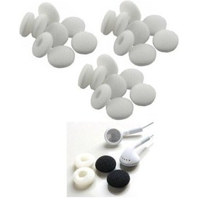 Resim Kulaklık Süngeri, Kulaklık Yastığı 24 Adet (18 Mm) - Beyaz 