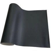 Resim Mat Siyah-10cmx150cm-karbon Fiber Araç Plakası Su Geçirmez Siyah Vinil Wrap Rulo Mat Siyah Sarma Folyo Konsol Bilgis 