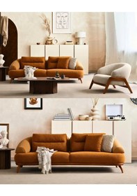 Resim Vino Koltuk Takımı 3+1 Çok Renkli 