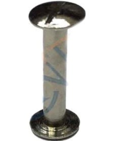 Resim Mrçelik Cilt Menü, Katalog, Kartela Vidası, 20 Mm - Nikel, 100 Adet Tarif Edildiği Gibi 