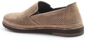 Resim Fast Step Hakiki Deri Erkek Casual Loafer Ayakkabı, Kum Nubuk, 39 Beden 