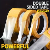 Resim 1 Rulo Ekstra Güçlü Fileli Çift Taraflı Duct Tape - Hava Koşullarına Dayanıklı, Halı Kenarları, Sahne, Düğünler, Ev Dekorasyonu için Hızlı & Dikişsiz Kurulum - Fiberglas Malzemeli Çok Yönlü Montaj Çözümü, Etkinlik Dekorasyon Temelleri|Dikişsiz Entegrasyon|Dayanıklı Fiberglas Bant 