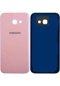 Resim Samsung Uyumlu A520 A5 2017 Arka Pil Kapağı Rose 